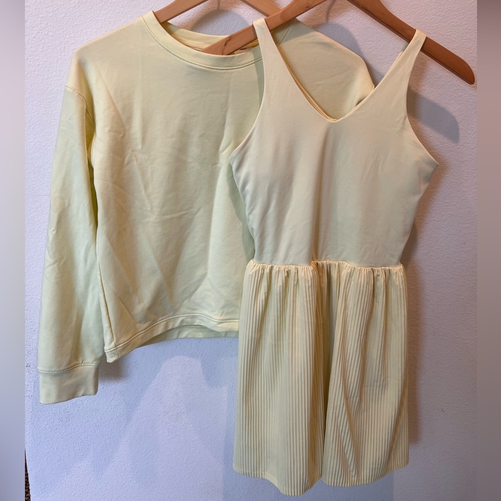 All in Motion Athletic Dress and Sweater Set w/ Bike Short Girls XL 14